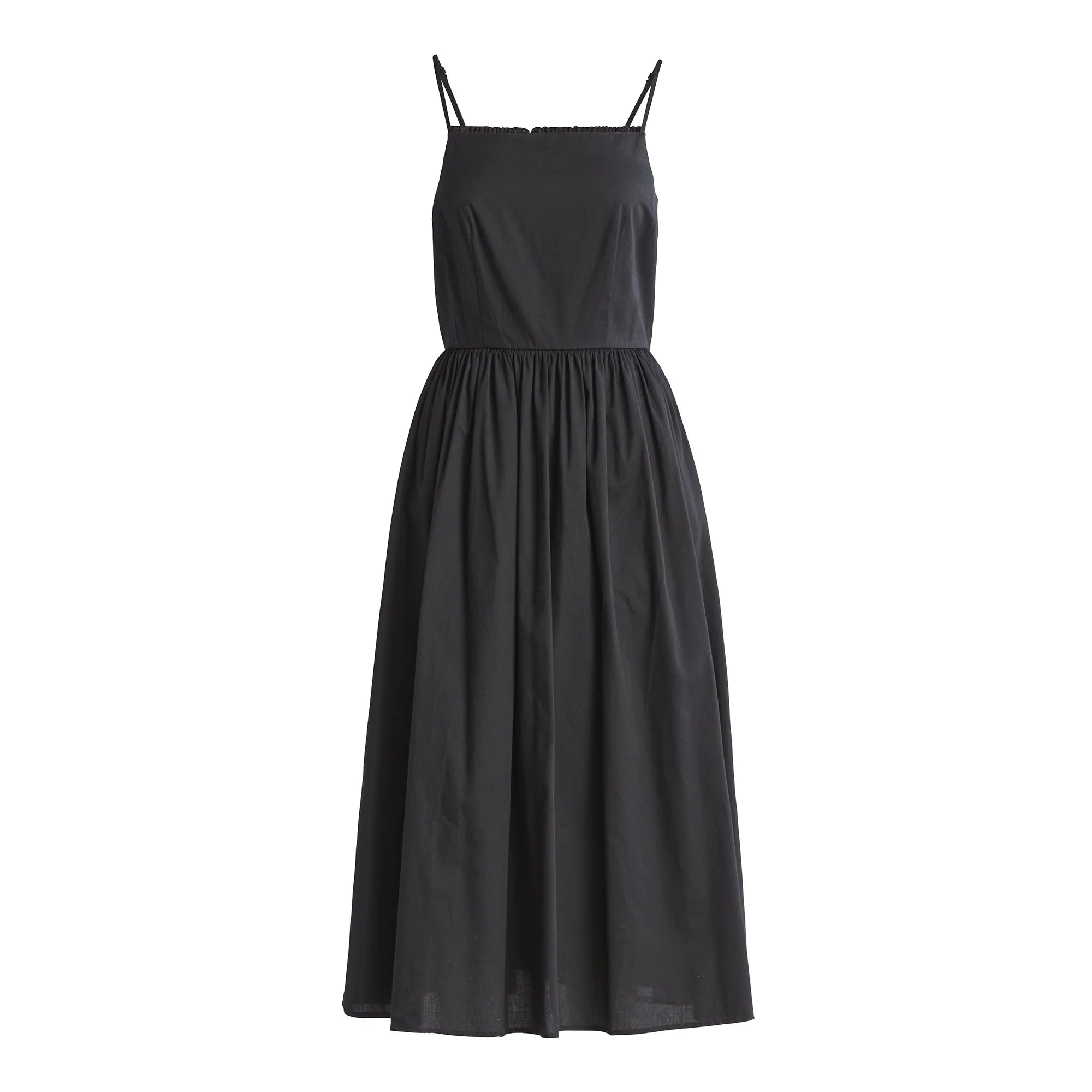 Alecto Pleated Spaghetti Strap Midi Dress - Elegant Occasion Dress for Women - Image 3