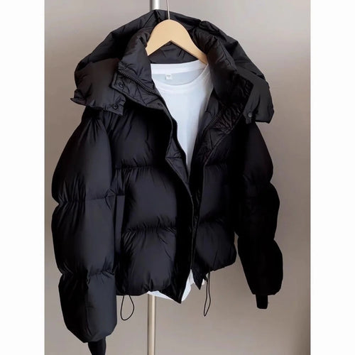 Adaure Women's Thick Hooded Puffer Jacket - Winter Padded Coat - Image 2