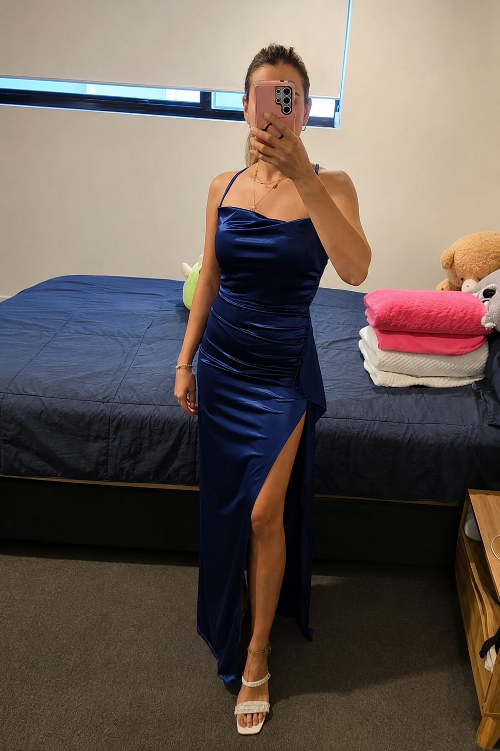 Miranda Satin Open-Back Maxi Dress - Elegant Occasion Dress for Women - Image 5