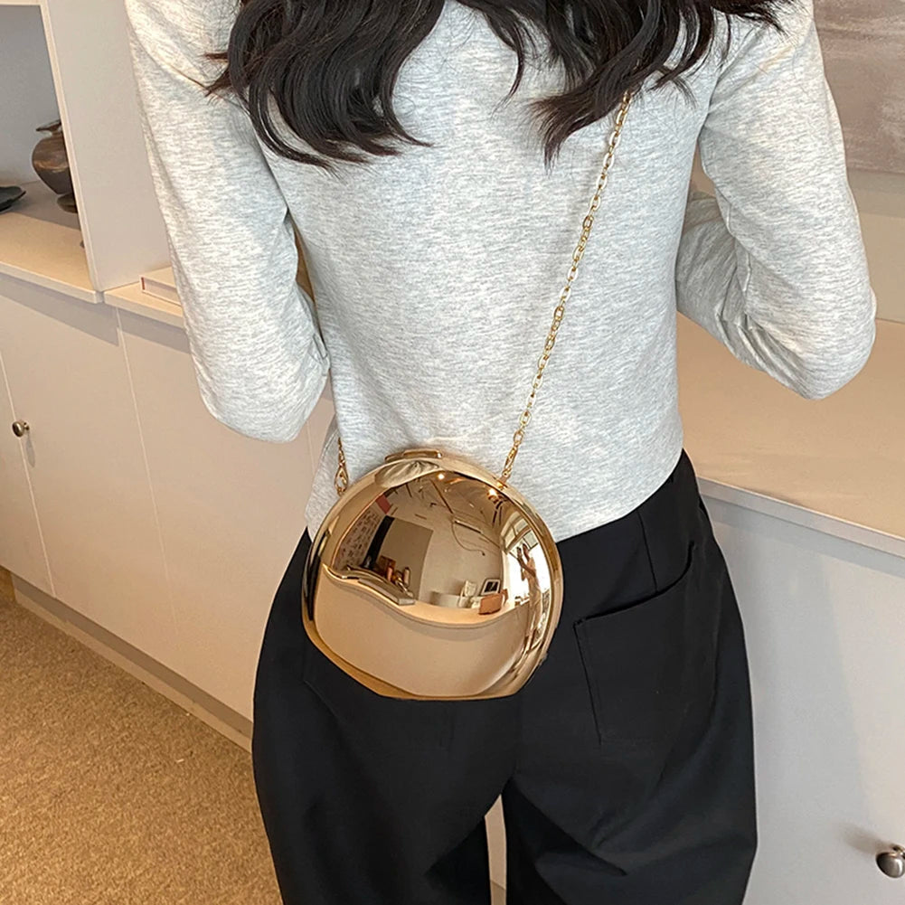 Celeste Shell Shape Evening Clutch - Women's Everyday Handbag - Image 6