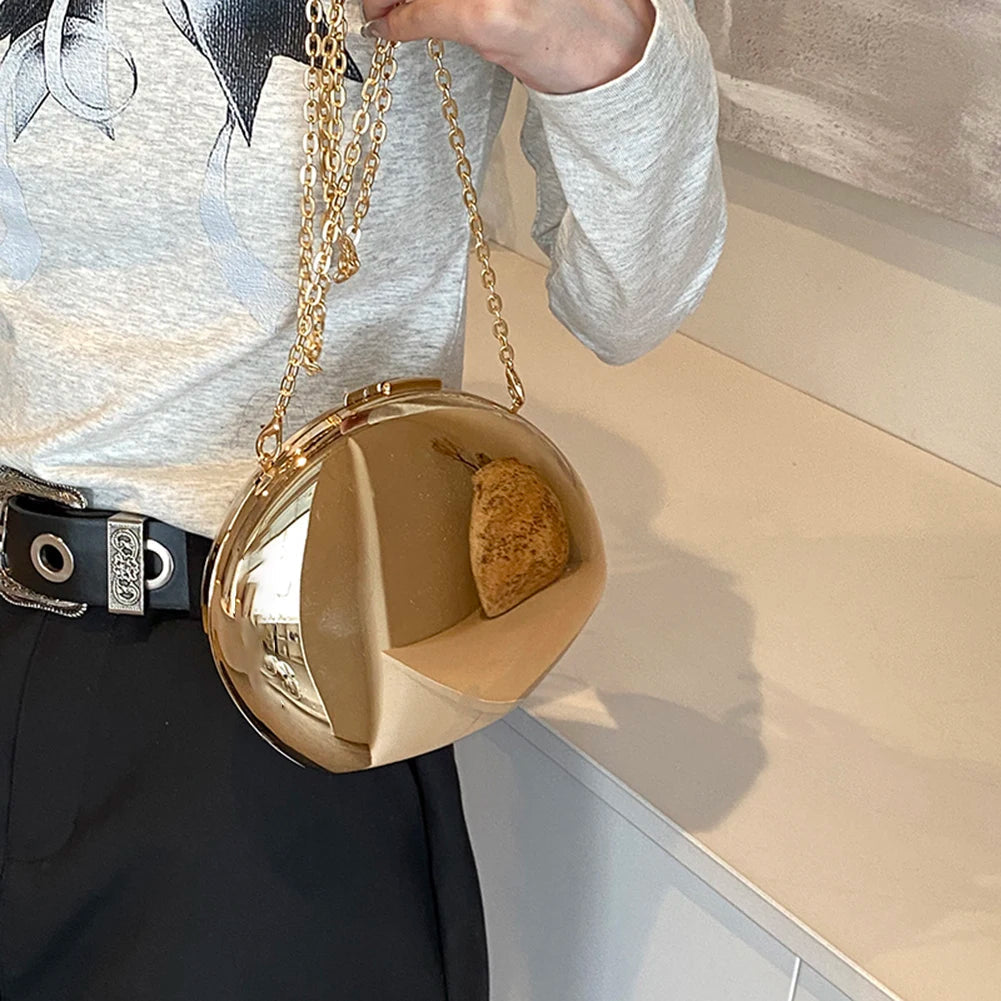 Celeste Shell Shape Evening Clutch - Women's Everyday Handbag - Image 7
