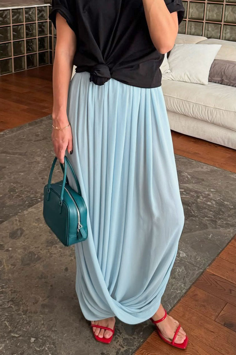 Afroza Chiffon Flowing Maxi Skirt - Women's Fashion Skirt - Image 7