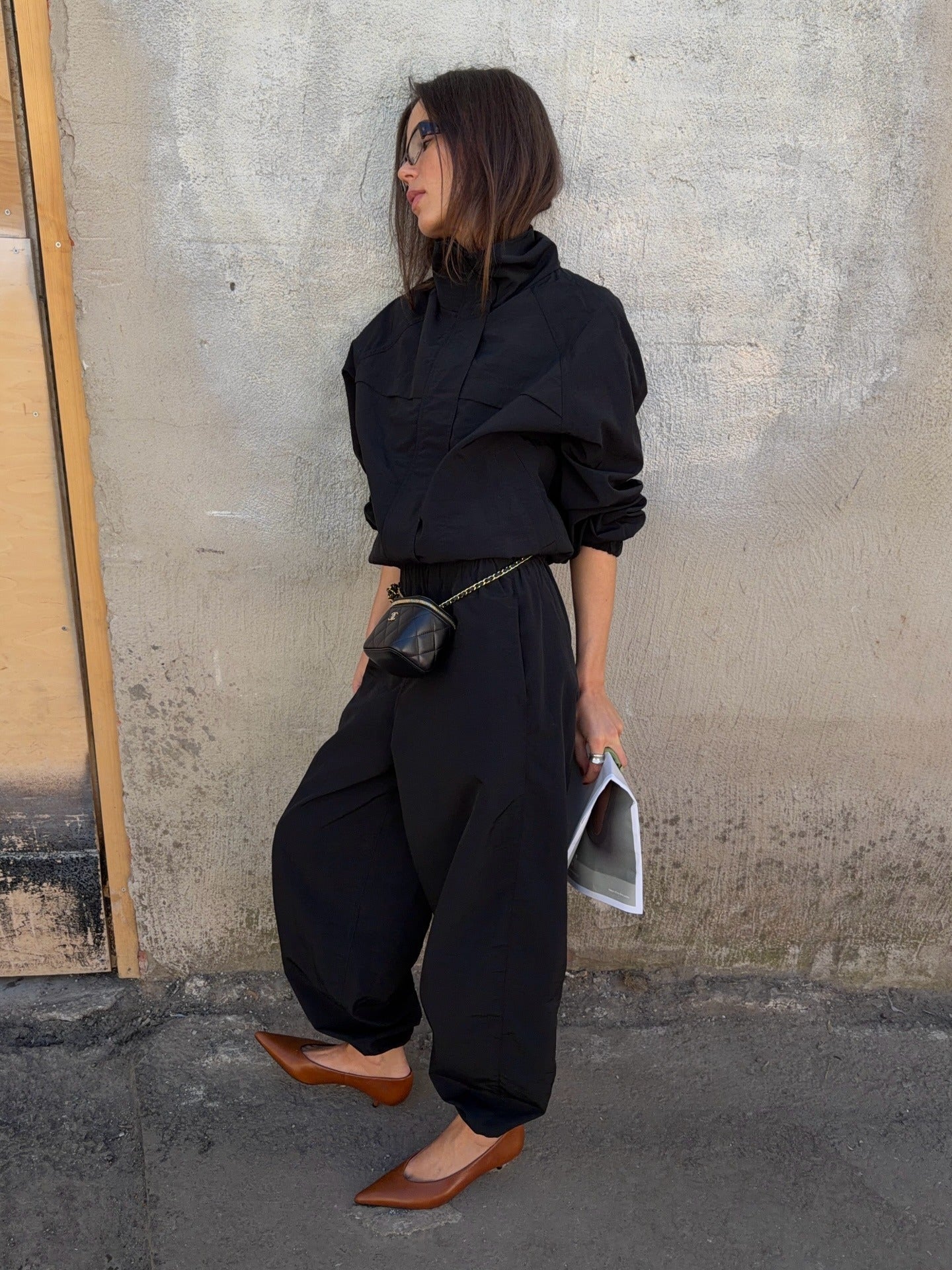 Erica Tricot Funnel Neck Windbreaker - Women's Everyday Outerwear - Image 10