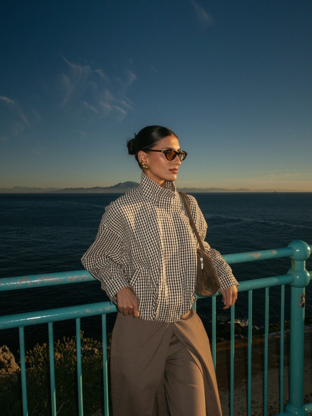 Rebecca Vintage Plaid Blazer - Women's Tailored Outerwear - Image 4