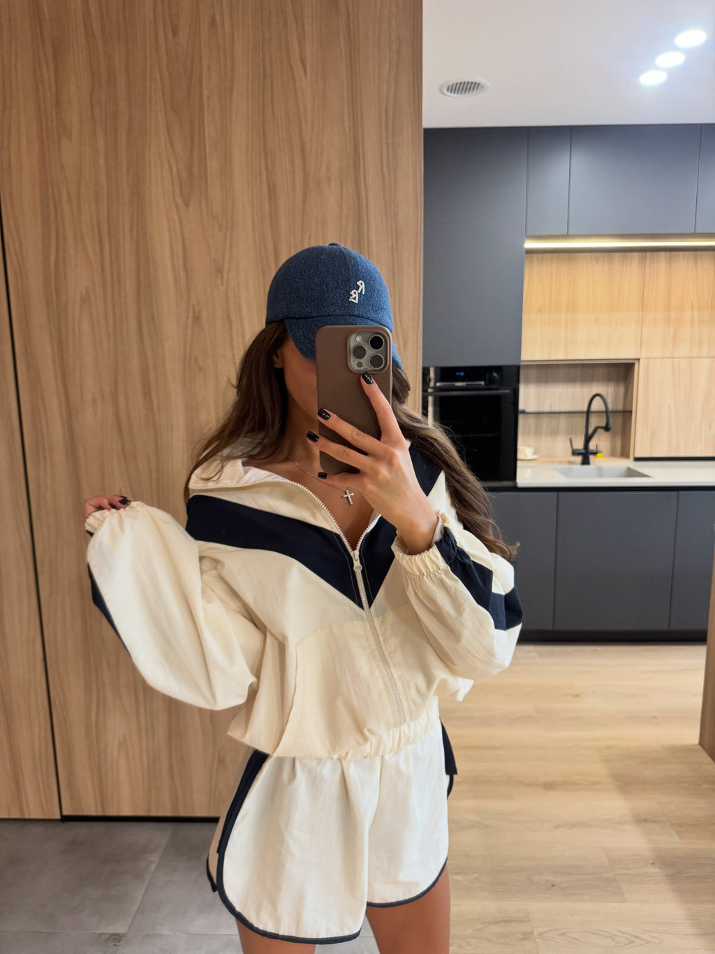 Remi Chevron Windbreaker Jacket - Women's Everyday Outerwear