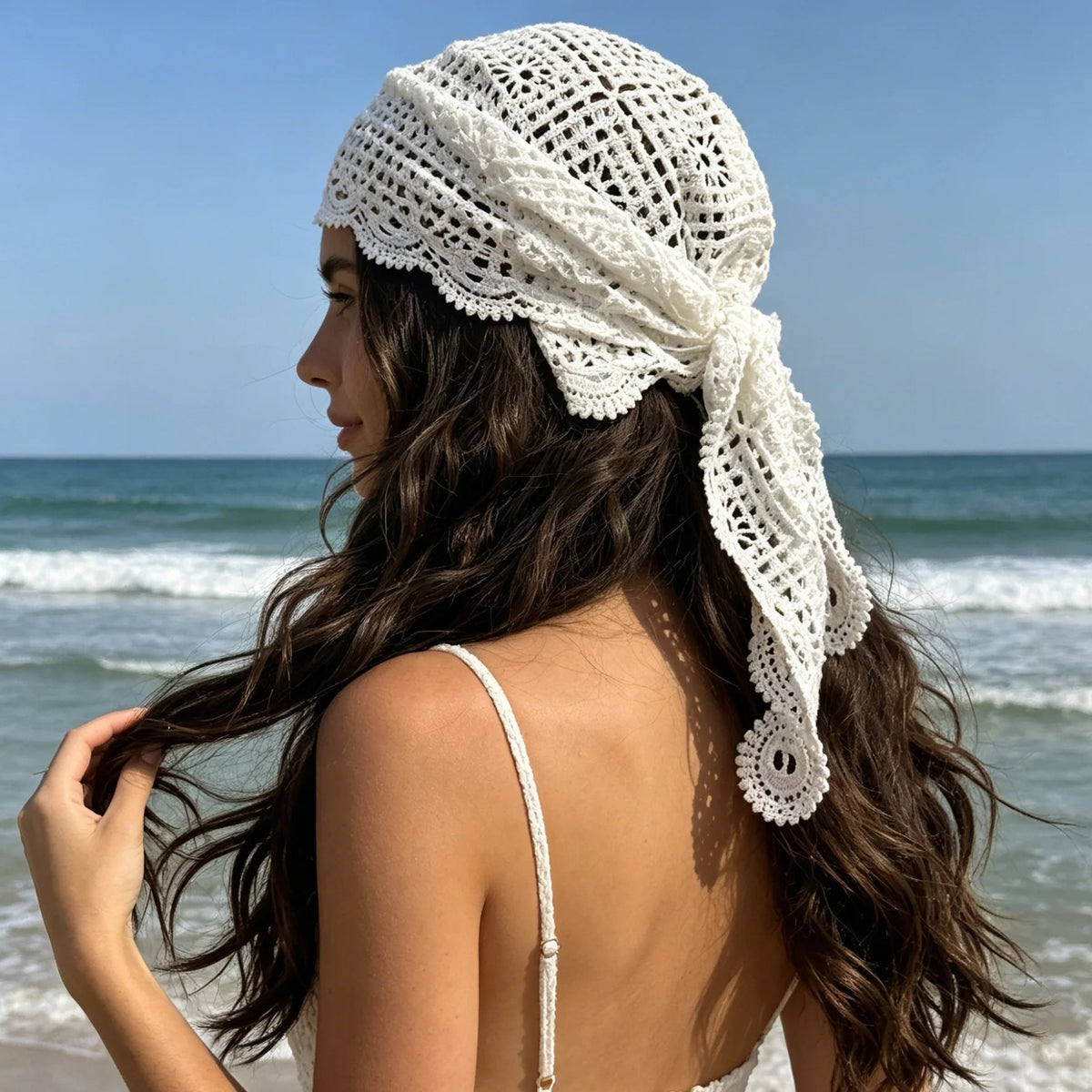 Celeste Bohemian Triangle Headscarf - Women's Fashion Accessory