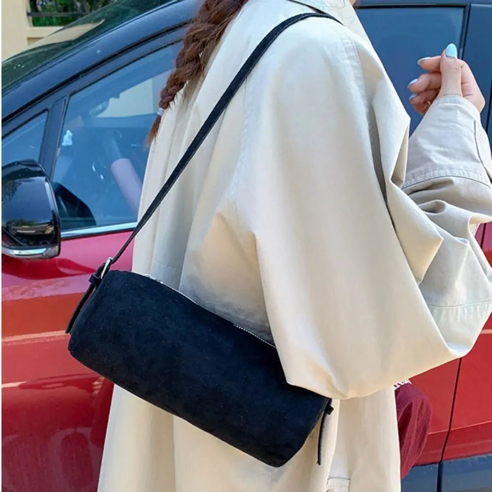 Beatrice Suede Pillow Hobo Bag - Women's Everyday Handbag - Image 6