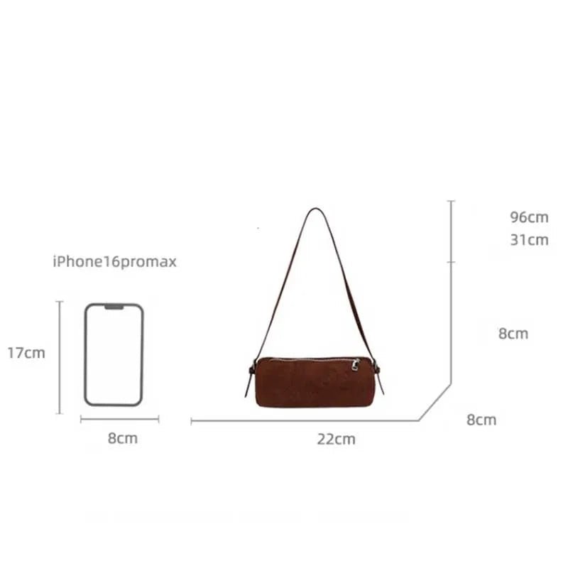 Beatrice Suede Pillow Hobo Bag - Women's Everyday Handbag - Image 18