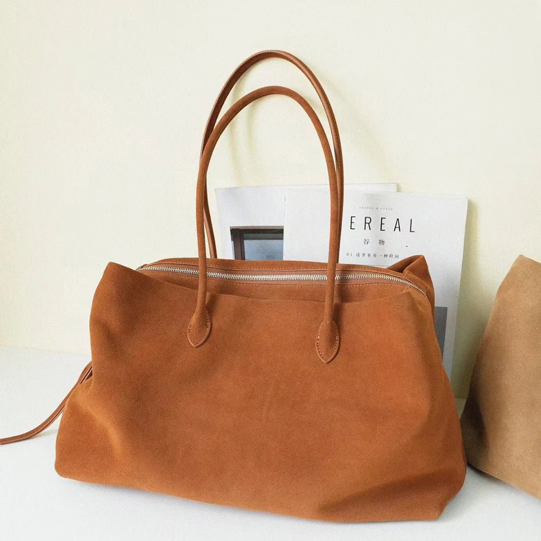 Carly Frosted Suede Tote Bag - Women's Everyday Handbag - Image 17
