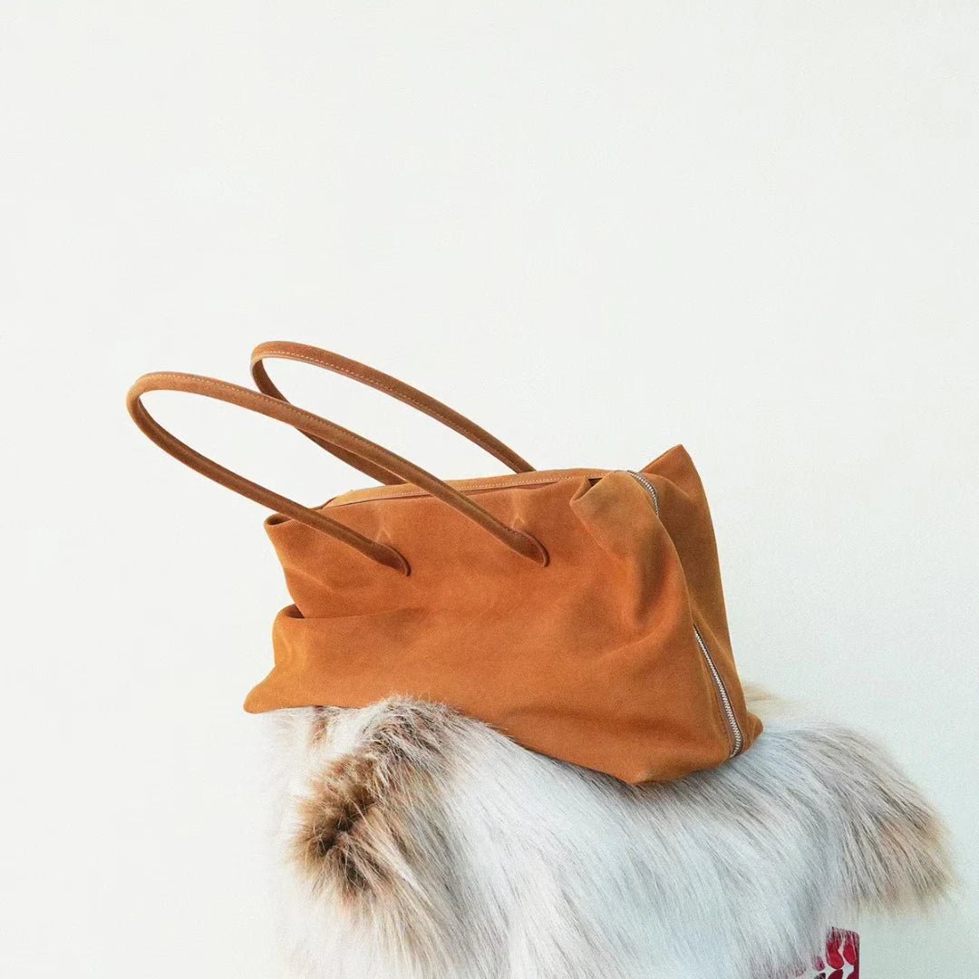 Carly Frosted Suede Tote Bag - Women's Everyday Handbag - Image 18