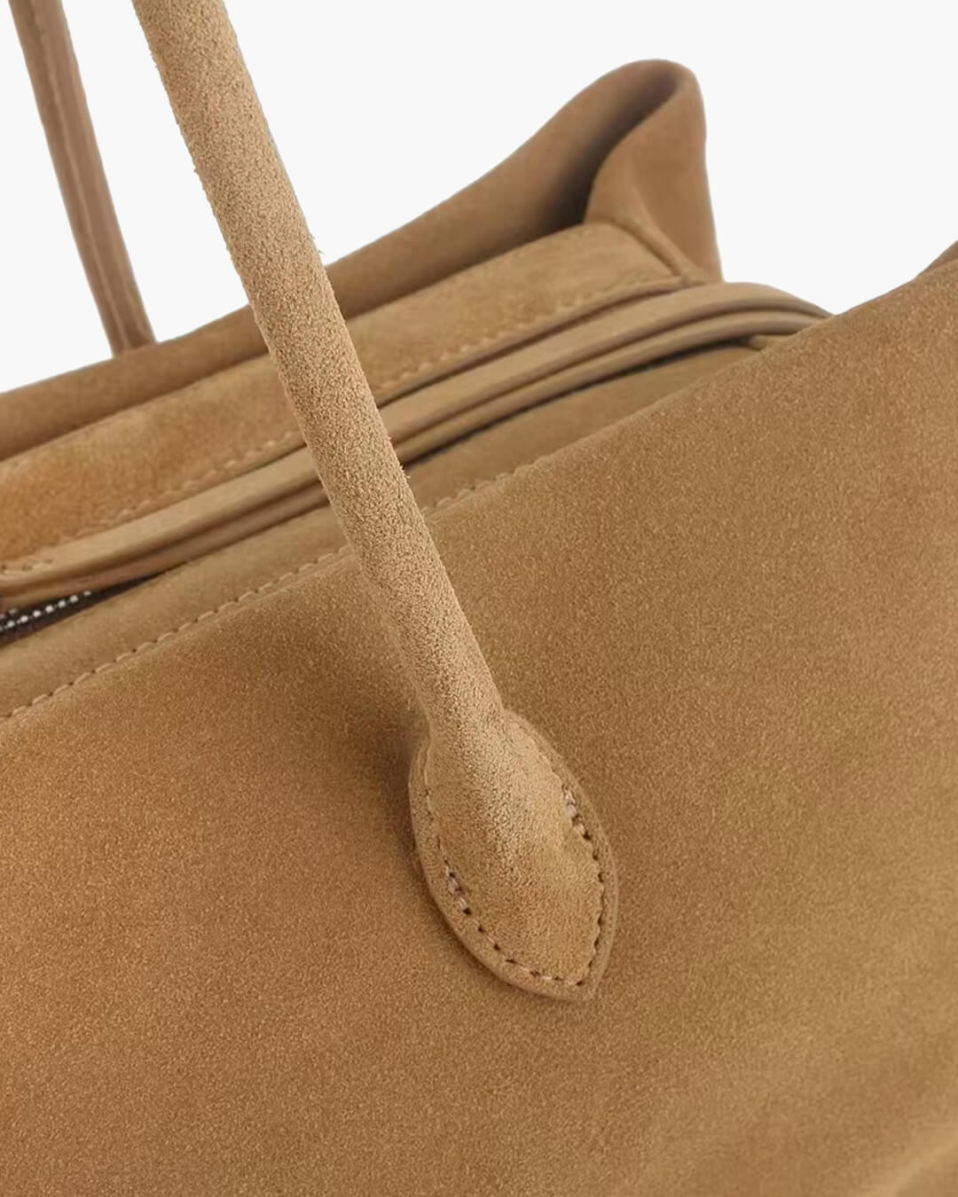 Carly Frosted Suede Tote Bag - Women's Everyday Handbag - Image 6