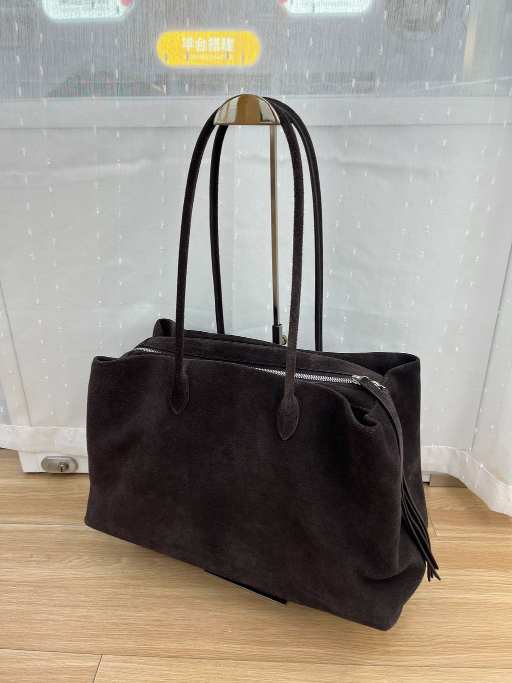Carly Frosted Suede Tote Bag - Women's Everyday Handbag - Image 14