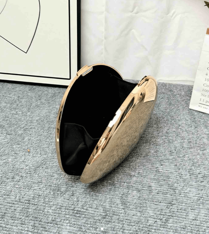 Celeste Shell Shape Evening Clutch - Women's Everyday Handbag - Image 2