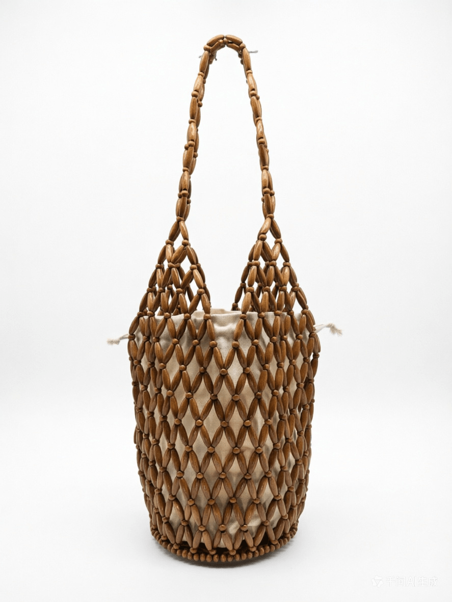 Margot Women's Woven Beaded Tote Bag - Handmade Boho Shoulder Bag - Image 17