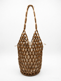 Margot Women's Woven Beaded Tote Bag - Handmade Boho Shoulder Bag - Image 17