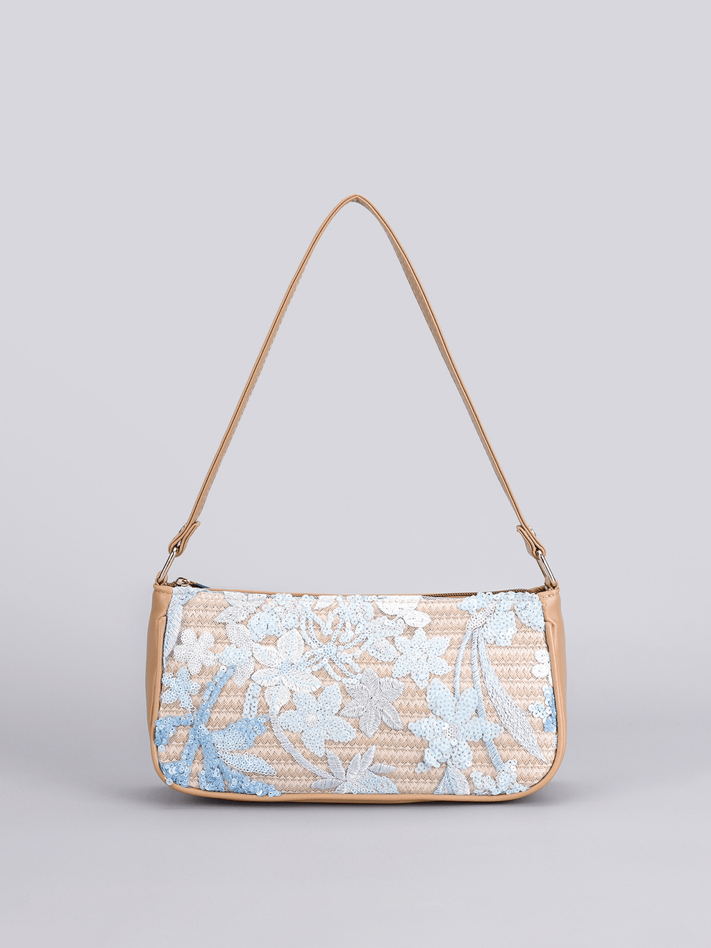 Marina Embroidered Sequin Shoulder Bag - Women's Everyday Handbag - Image 3