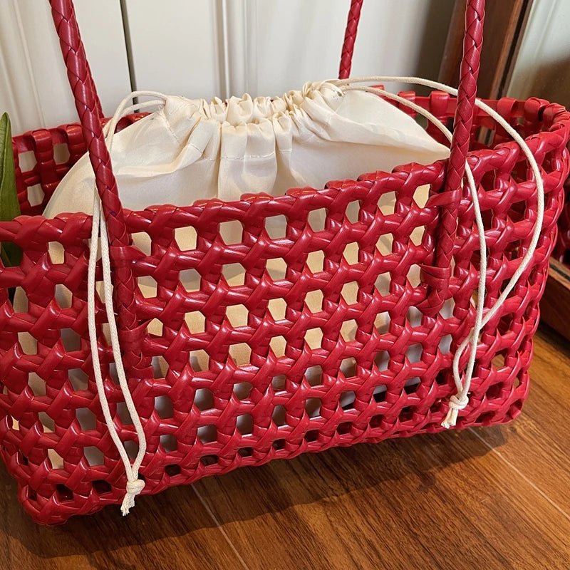 Claudia Hollowed Shoulder Tote - Women's Everyday Handbag - Image 8