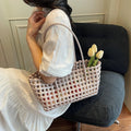 Claudia Hollowed Shoulder Tote - Women's Everyday Handbag - Image 3