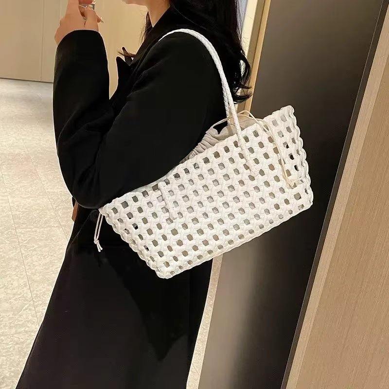 Claudia Hollowed Shoulder Tote - Women's Everyday Handbag - Image 13