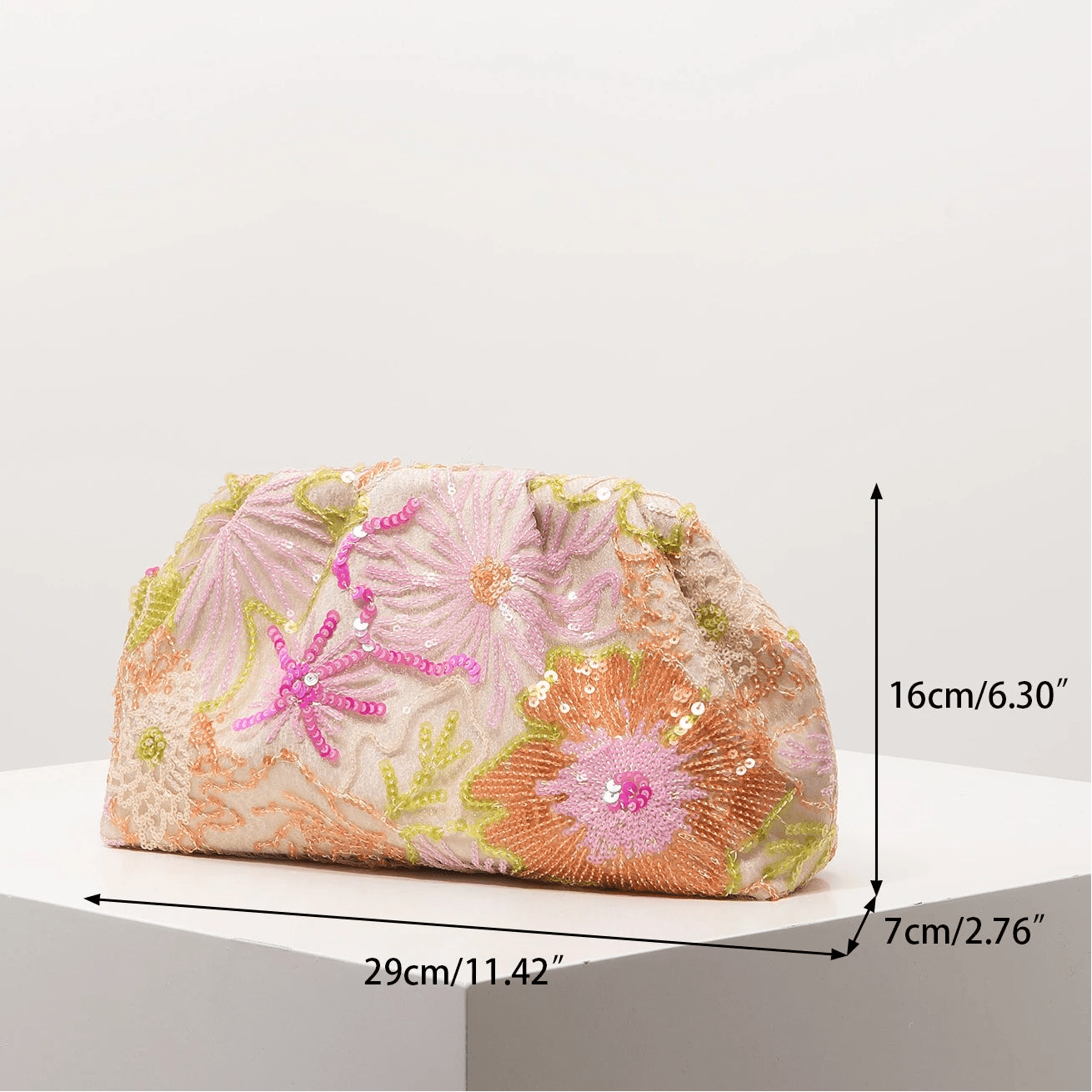 Sophia Elegant Sequin Clutch Bag - Women's Evening Handbag for Weddings & Parties - Image 5