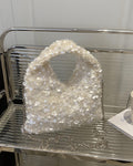 Sophia Sequin Evening Shoulder Bag - Women's Everyday Handbag