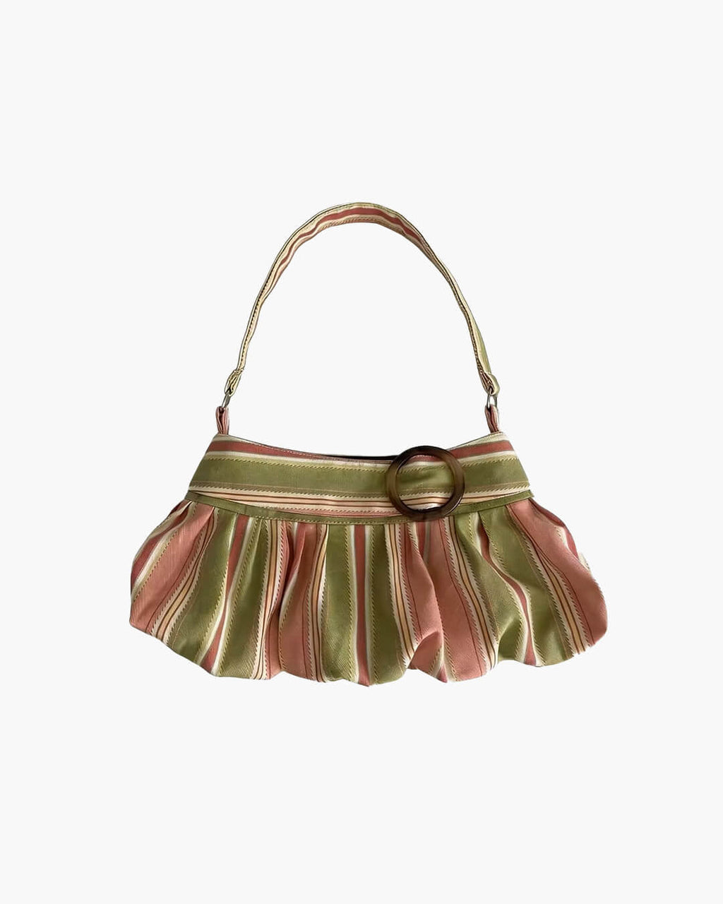 Sophia Striped Shoulder Bag for Women - Vintage Underarm Handbag - Image 7
