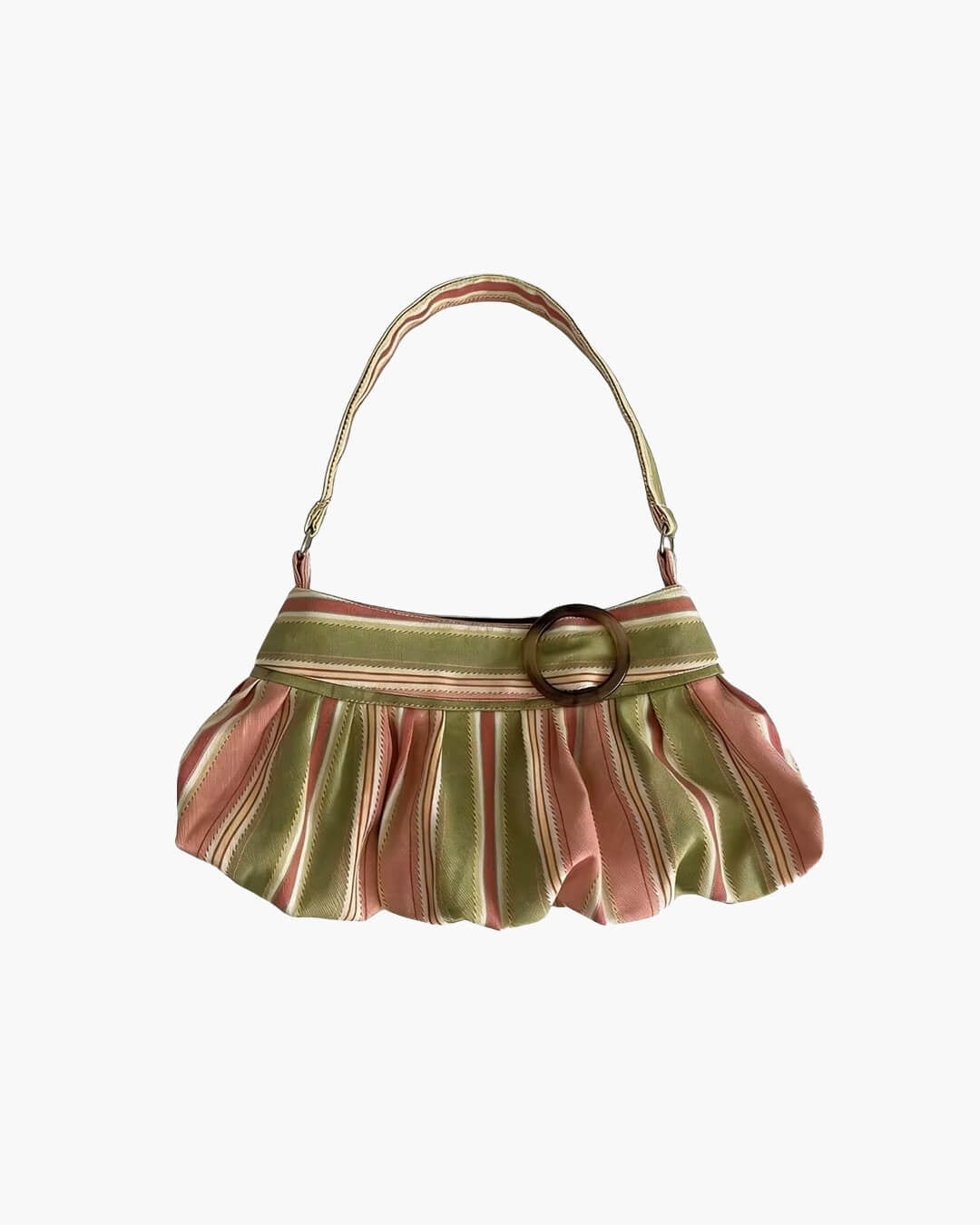 Sophia Striped Shoulder Bag for Women - Vintage Underarm Handbag - Image 7