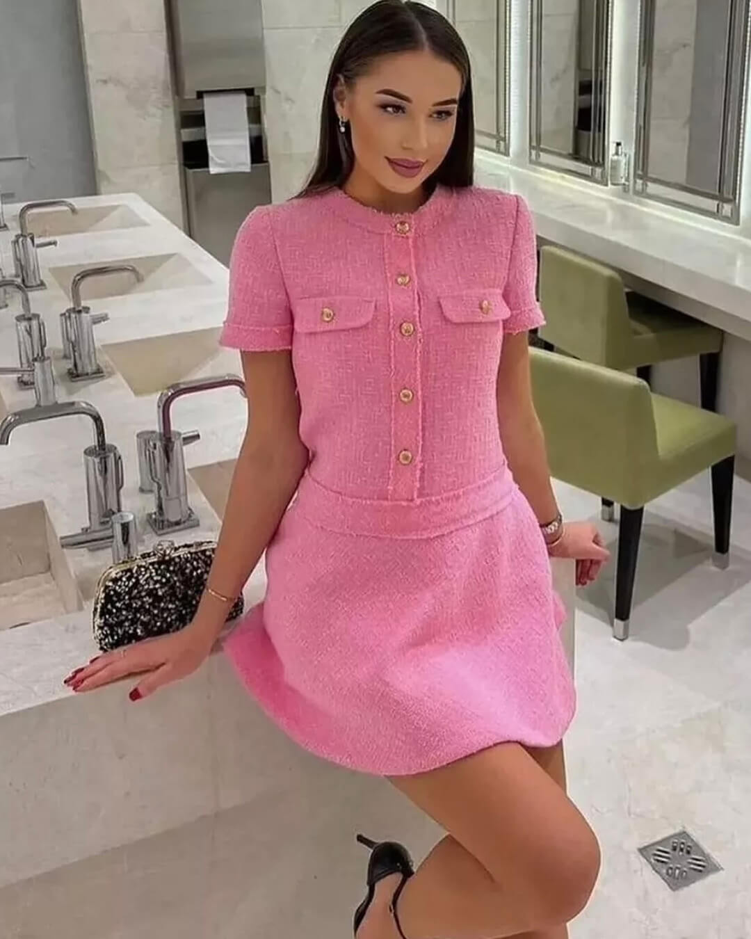 Beatrice Slim Fit Summer Dress - Elegant Occasion Dress for Women - Image 2