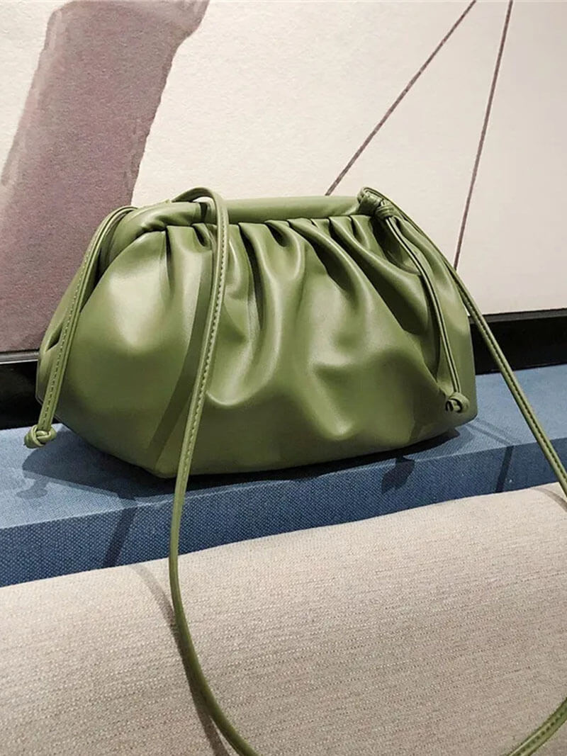 Bellina Pouch Dumpling Bag - Sculptural Lightweight Crossbody Handbag - Image 8