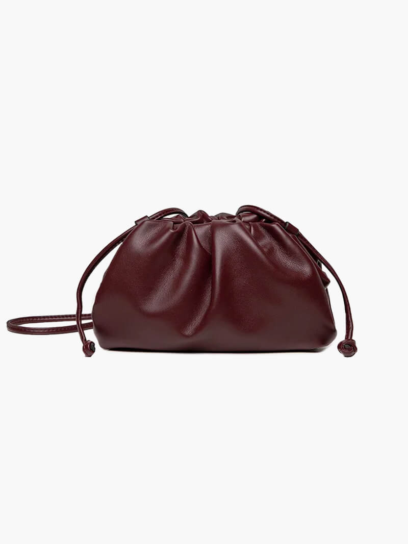 Bellina Pouch Dumpling Bag - Sculptural Lightweight Crossbody Handbag
