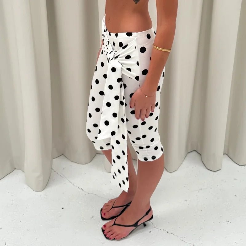 Amalia Polka Dot Capri Pants - Women's Everyday Bottoms - Image 3