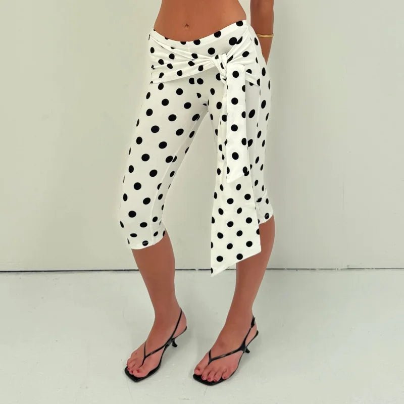 Amalia Polka Dot Capri Pants - Women's Everyday Bottoms - Image 2