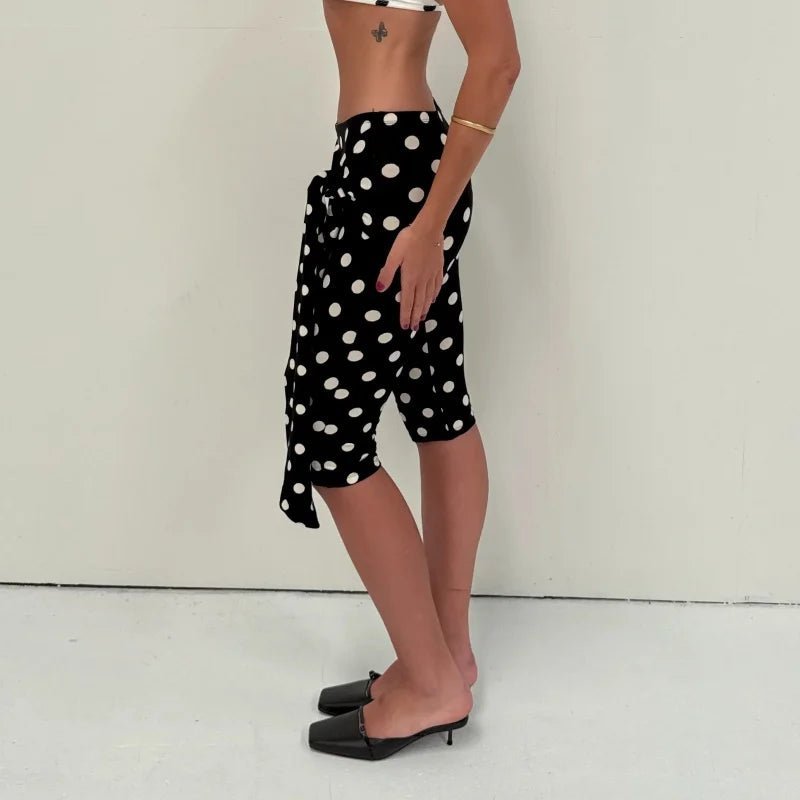 Amalia Polka Dot Capri Pants - Women's Everyday Bottoms - Image 5