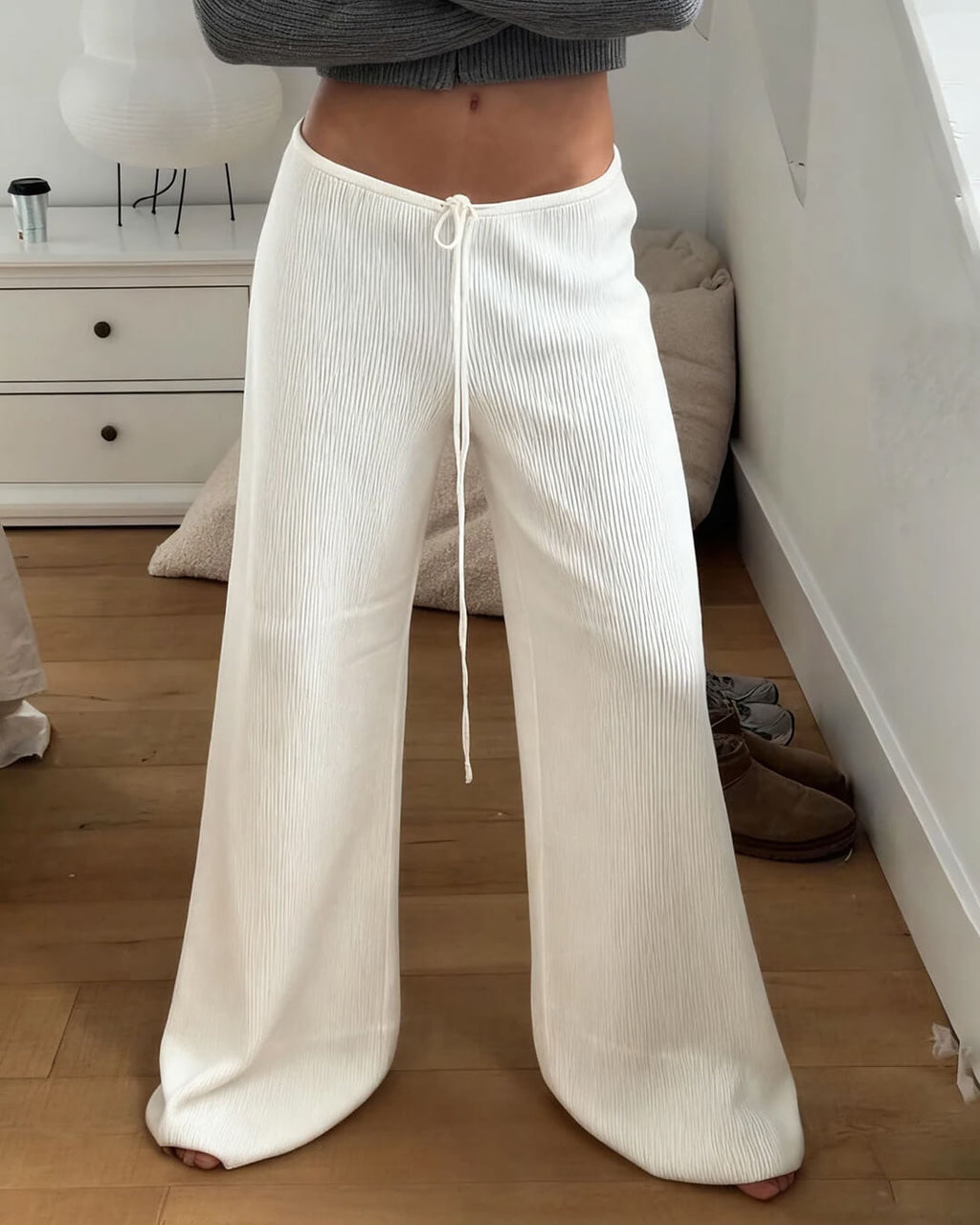 Gabriela Ribbed Knit Lounge Pants - Women's Everyday Bottoms - Image 5
