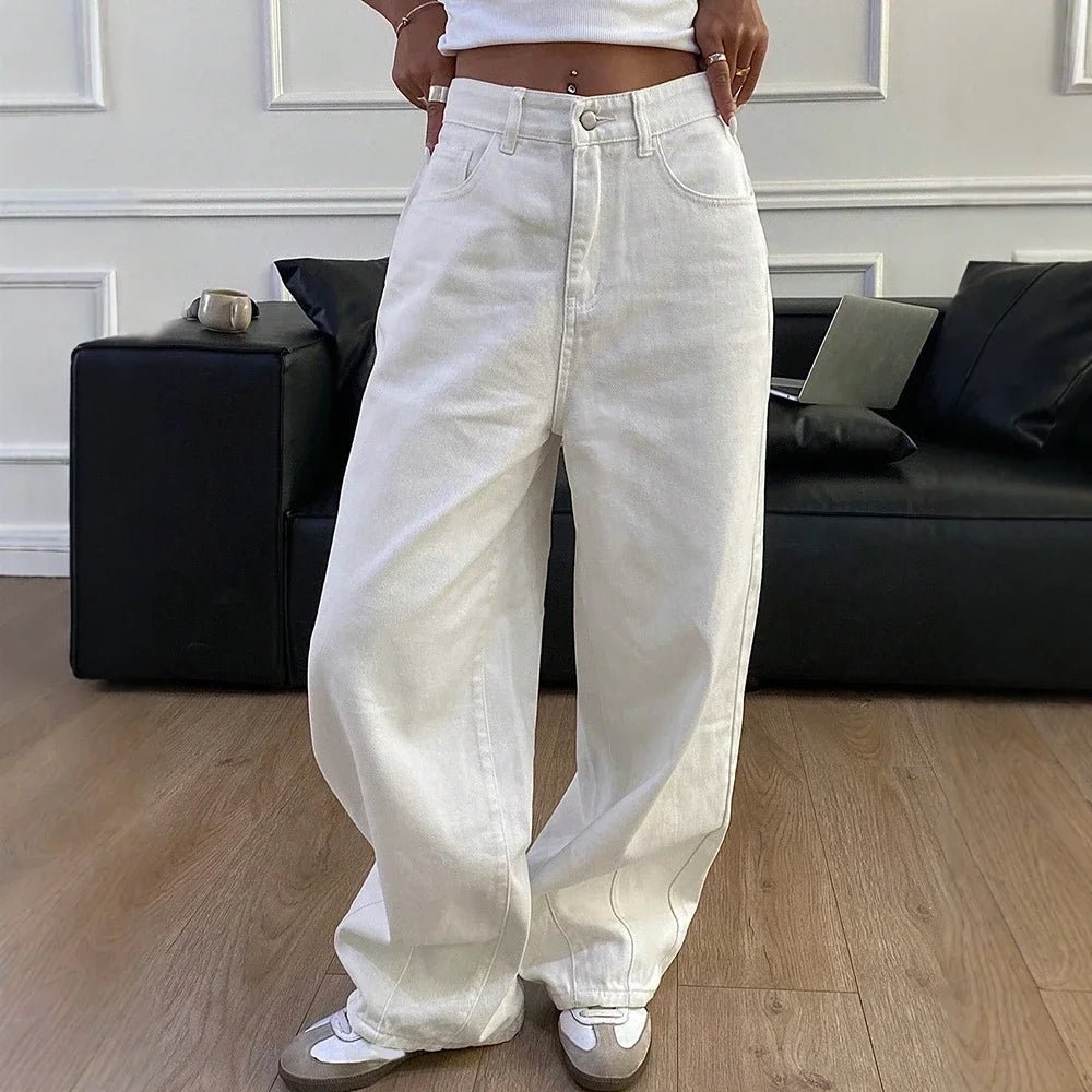 Danielle Wide Leg Baggy Jeans - Women's Everyday Bottoms