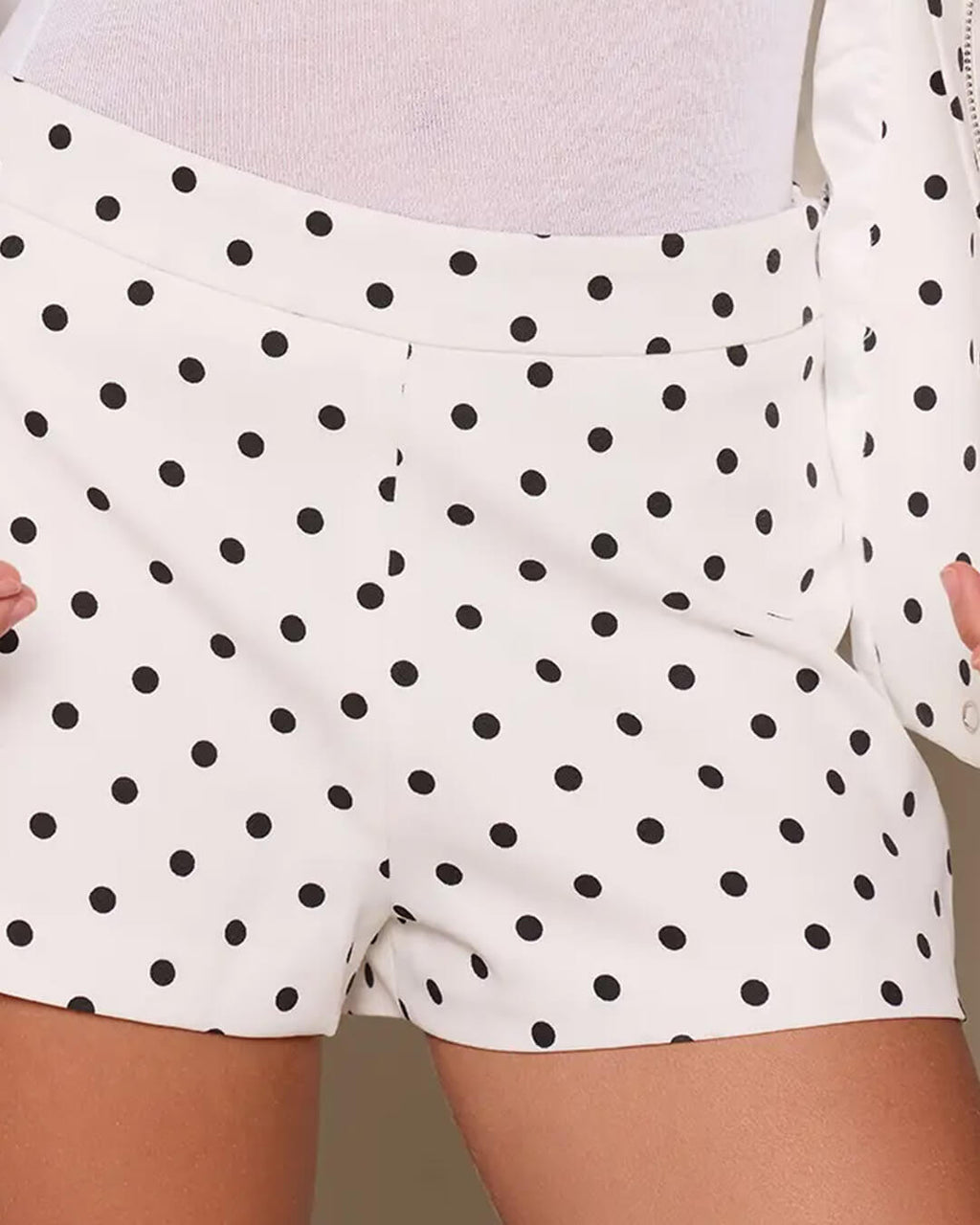 Jillian Polka Dot Mid-Rise Shorts - Women's Everyday Bottoms - Image 5