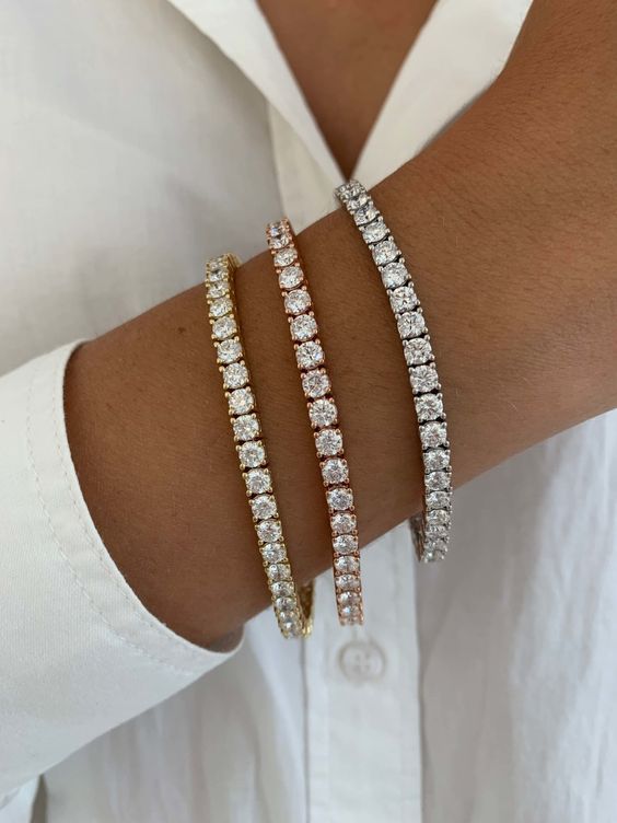 Tennis Bracelet - Women's Fashion Accessory - Image 4
