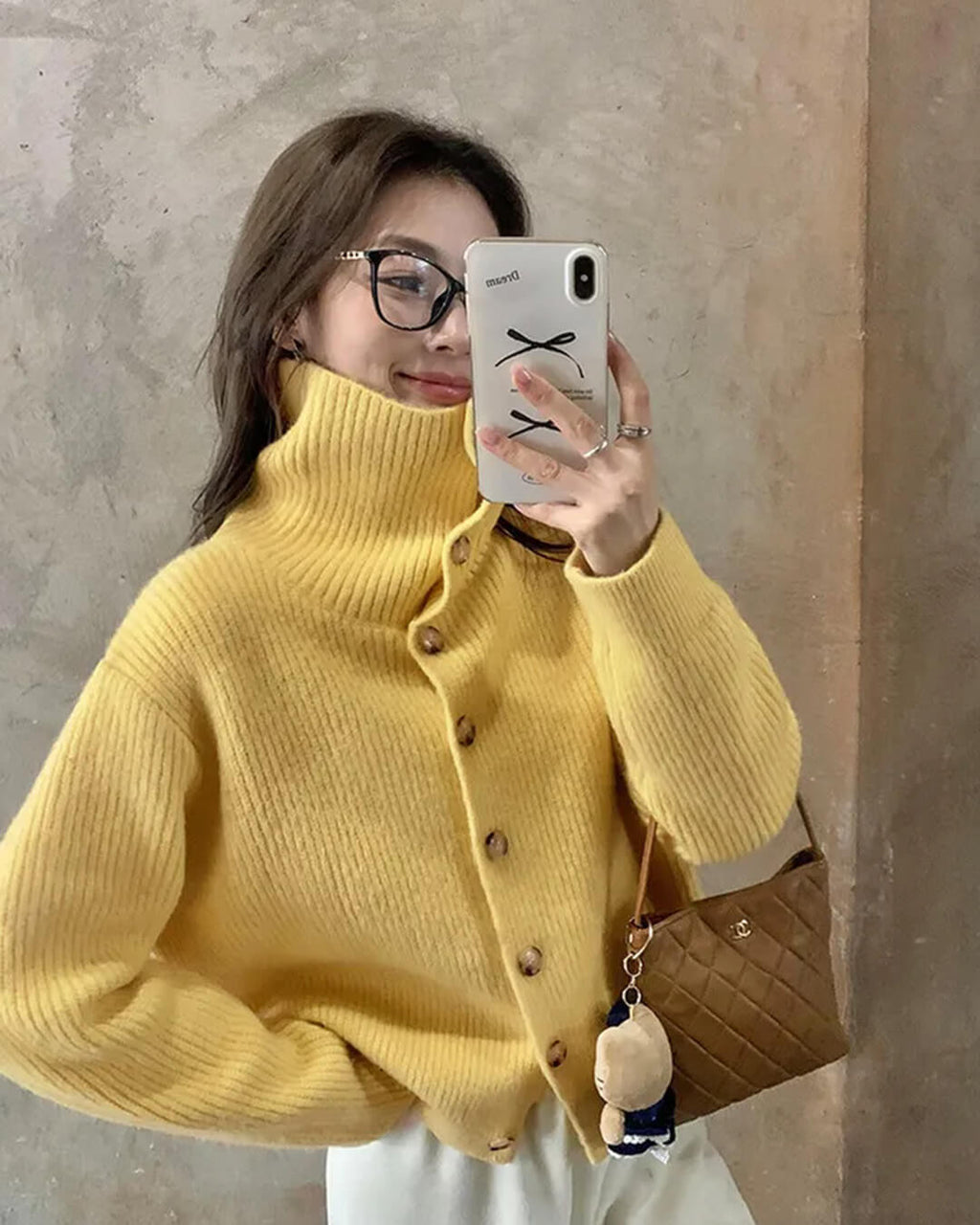 Nicola Oversized Knit Cardigan - Women's Layering Cardigan - Image 4