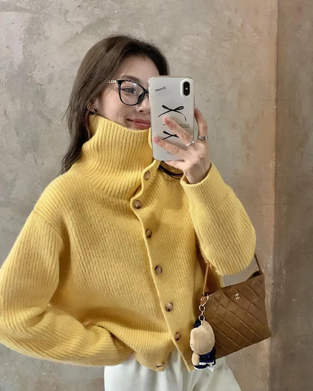Nicola Oversized Knit Cardigan - Women's Layering Cardigan - Image 4