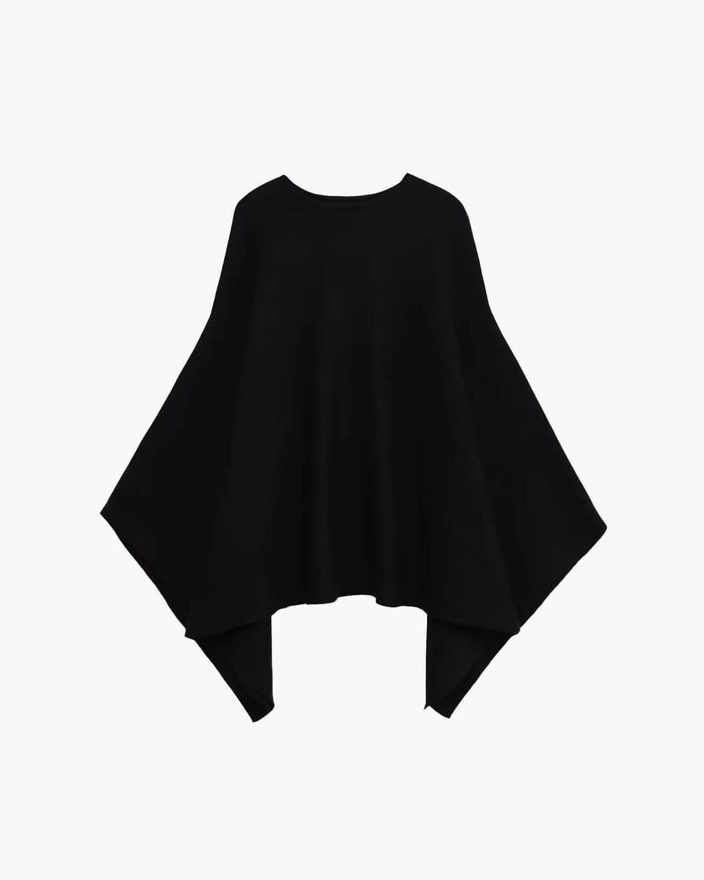 Adelinka Knit Poncho - Women's Cozy Knitwear - Image 2