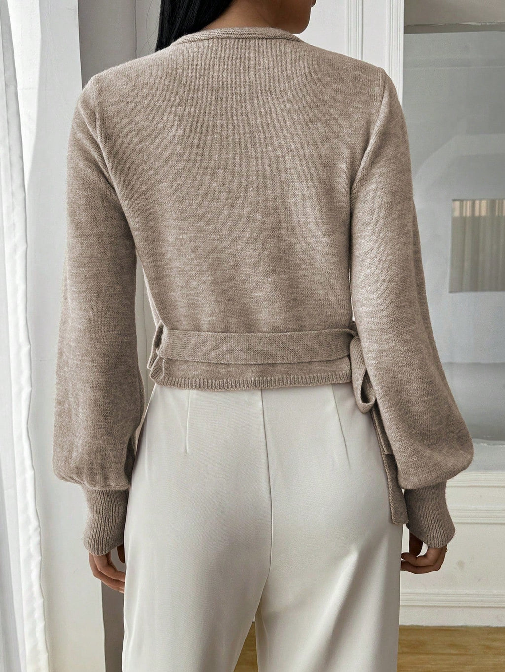 Diana Women's Knit Cardigan Sweater - Soft Cozy Fall Layer - Image 2