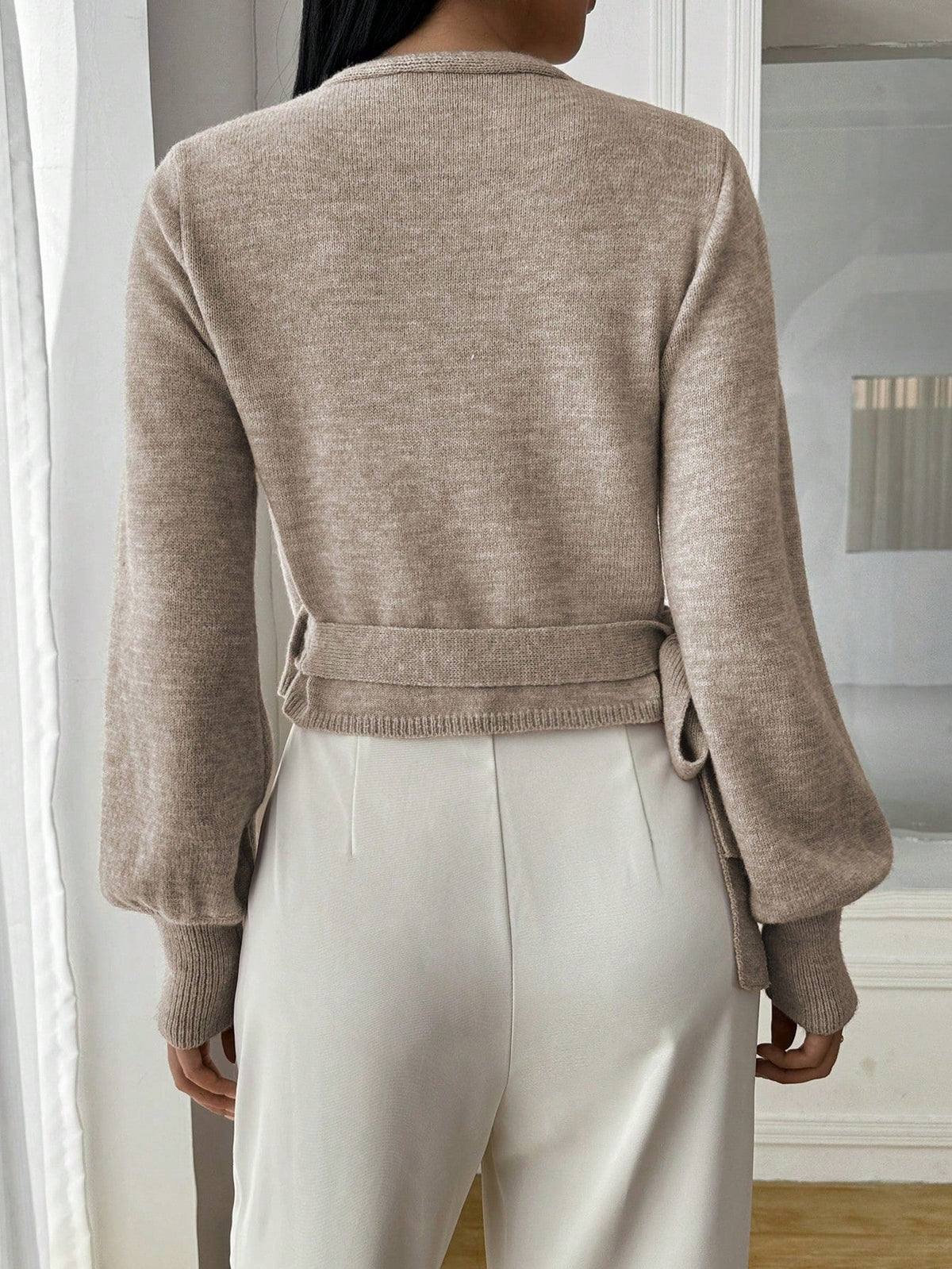Diana Women's Knit Cardigan Sweater - Soft Cozy Fall Layer - Image 2