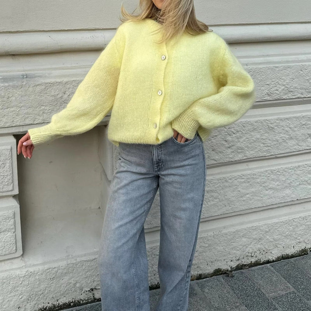 Hazel Soft Knit Cardigan - Women's Cozy Knitwear - Image 5