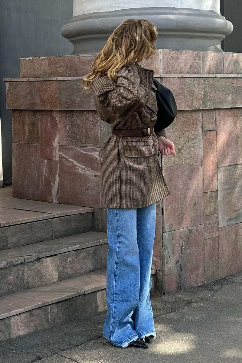 Anna Structured Tweed Coat - Women's Fall and Winter Outerwear - Image 10