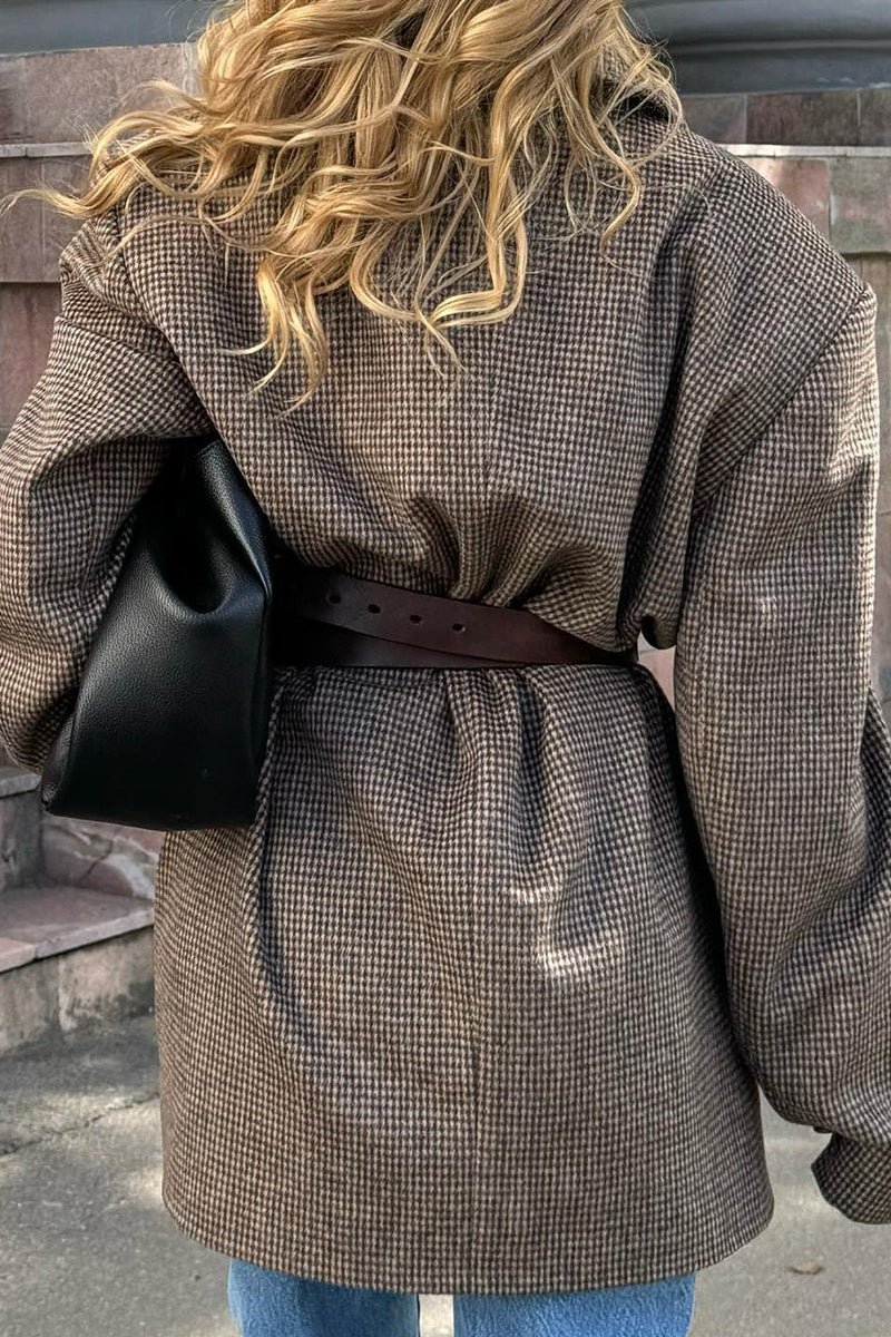 Anna Structured Tweed Coat - Women's Fall and Winter Outerwear - Image 7