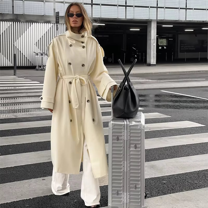 Melissa Belted Trench Coat - Women's Fall and Winter Outerwear