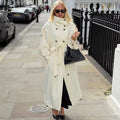 Melissa Belted Trench Coat - Women's Fall and Winter Outerwear - Image 4