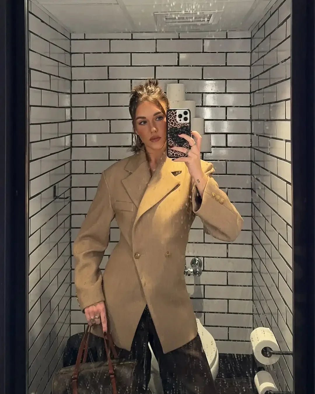 Aleena Blazer Jacket - Women's Fall and Winter Outerwear - Image 4