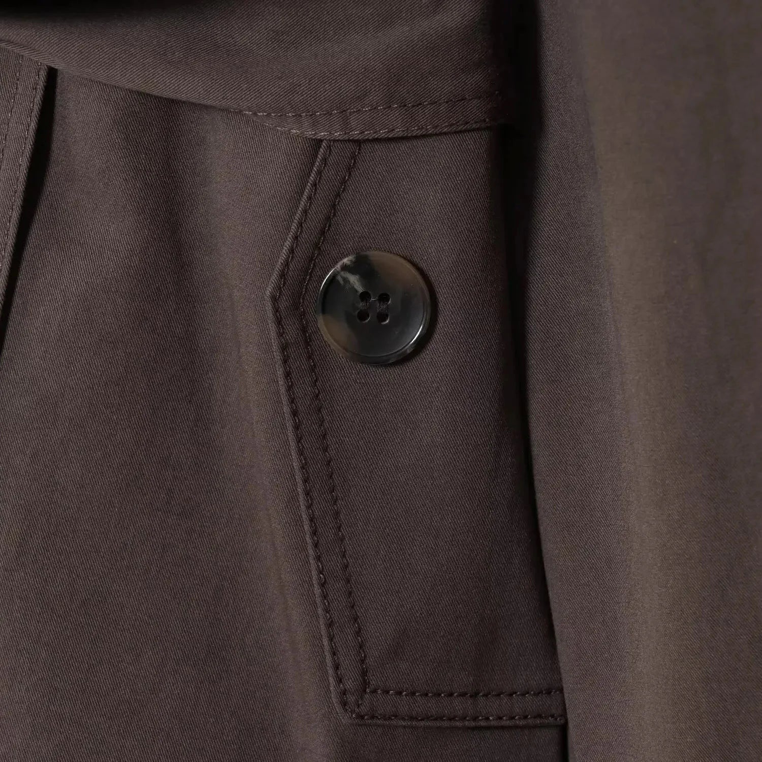 Alianna Belted Short Trench Coat - Women's Fall and Winter Outerwear - Image 9