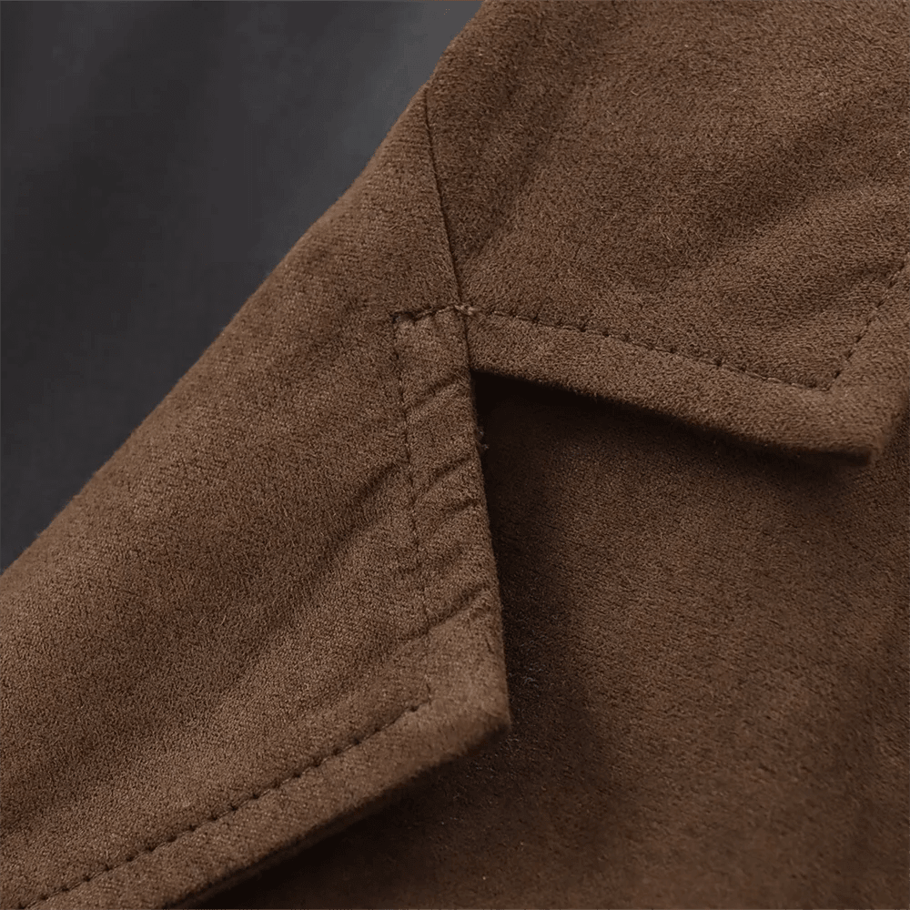 Amara Suede Coat - Women's Fall and Winter Outerwear - Image 4